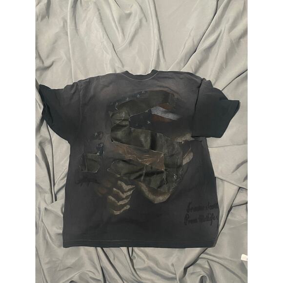 Travis Scott Utopia Tour Shirt Opium Style Faded Black Size XL - Picture 3 of 5